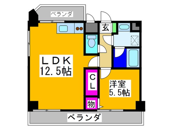 ガーデンハイツ住吉Ⅲの物件間取画像